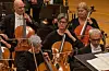 Bergen filharmoniske orkester spelte for 350 publikummarar i Vigdartun fredag kveld.FOTO: TORSTEIN TYSVÆR NYMOEN