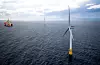 Illustrasjon av vindkraftprosjektet Hywind Tampen. Illustrasjon: Equinor