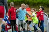 Glimt frå TINE fotballskule i Sveio.FOTO: TORSTEIN TYSVÆR NYMOEN