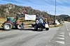 Bilkortesje frå Valevåg 11. april 2021.kortesje protest grendaskular opptog