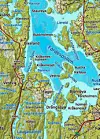 Vestre Kadløy (her kalla Kalløy) med Rex Island ligg omtrent midt i dette kartutsnittet.