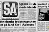 Faksimile av toppen av forsida til Sunnmøre Arbeideravis 15. august 1964.