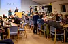 Det var fullt hus, god stemning og stor givarglede under basaren i Pinsekyrkja Filadelfia Auklandshamn søndag.FOTO: PRIVAT