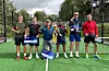 Padel-deltakarane (f.v.) Thomas Liabø Karlsen, Jonas Lollaksen, Luis Soto, Maurico Herrera, Bjørn Engan og Erlend Engan.