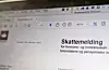 Onsdag 16. mars blir dei første skattemeldingane sende ut. I det høvet minner Skatteetaten om at skattemeldinga ikkje er klar før ein sjølv har sjekka at opplysningane stemmer, og lagt til dei opplysningane som manglar. Foto: Terje Bendiksby / NTB / NPK