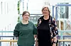 Irene Foss og Tonje Braaten frå UiT leier arbeidet med Kvinner og helse-undersøkinga. Foto: Rune N Andreassen / UiT