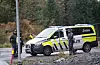 Politiet sikrar staden i nærleiken av der ulukka fann stad.FOTO: THOMAS VALLESTAD DRAGESET