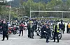 Mange møtte opp på vårmønstring i Valevåg 1. mai. Foto: Anne Synnøve Breistig