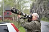 Svein Ivar Eliassen hadde med seg bra utstyr. FOTO: THOMAS VALLESTAD DRAGESET