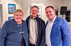 Erna Solberg, Ronny Rolland Arnatveit og ordførar André Mundal Haukås.