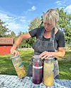 – Fermentering bevarer alle næringsstoffa i maten, og gir i tillegg grønsakene ein fantastisk konsistens og særprega, syrleg smak, seier Hedda Kortnes.