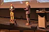 Statssekretær Tom Kalsås i samtale med konferansier Tormod Andreassen.