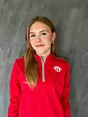 Vilde Iren Vihovde Remøy Bertelsen (14) har satt som mål å kome på landslaget til Noreg.FOTO: ASTRID HAGLAND GJERDE