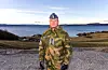 Oberst Eystein Kvarving, kommunikasjonssjef ved Forsvarets operative hovudkvarter, seier det er for tidleg å seie om Cold Response skal gjennomførast no som det har brote ut krig. Foto: Gorm Kallestad / NTB / NPK